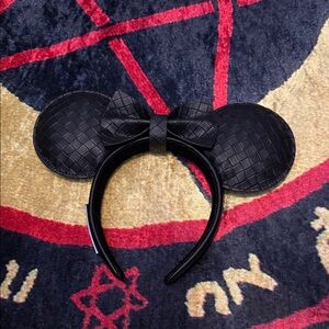Disney Black Woven Mouse Ears Headband